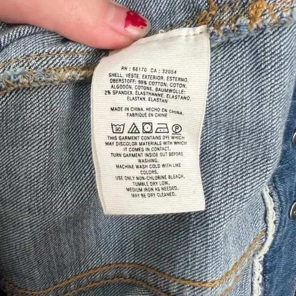 SOLD Anthropologie Pilcro and the Letterpress Amore Floral Embroidered Denim - Picture 7 of 9